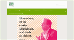 Desktop Screenshot of boell-sachsen-anhalt.de